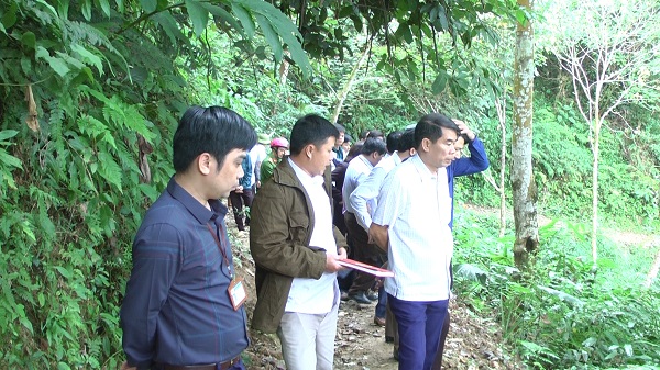 Đoàn công tác văn phòng điều phối nông thôn mới tỉnh Lạng Sơn làm việc và tham quan mô hình phát triển sản xuất tại xã Đồng Yên
